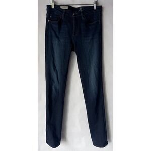 AG Adriano Goldschmied Prima Mid Rise Cigarette Jeans Dark Wash‎ Womens